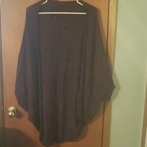 Dark purple cardigan